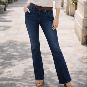 FP1 Anthropologie Pilcro Letterpress Jeans Flare Bootcut Size 26 Womens